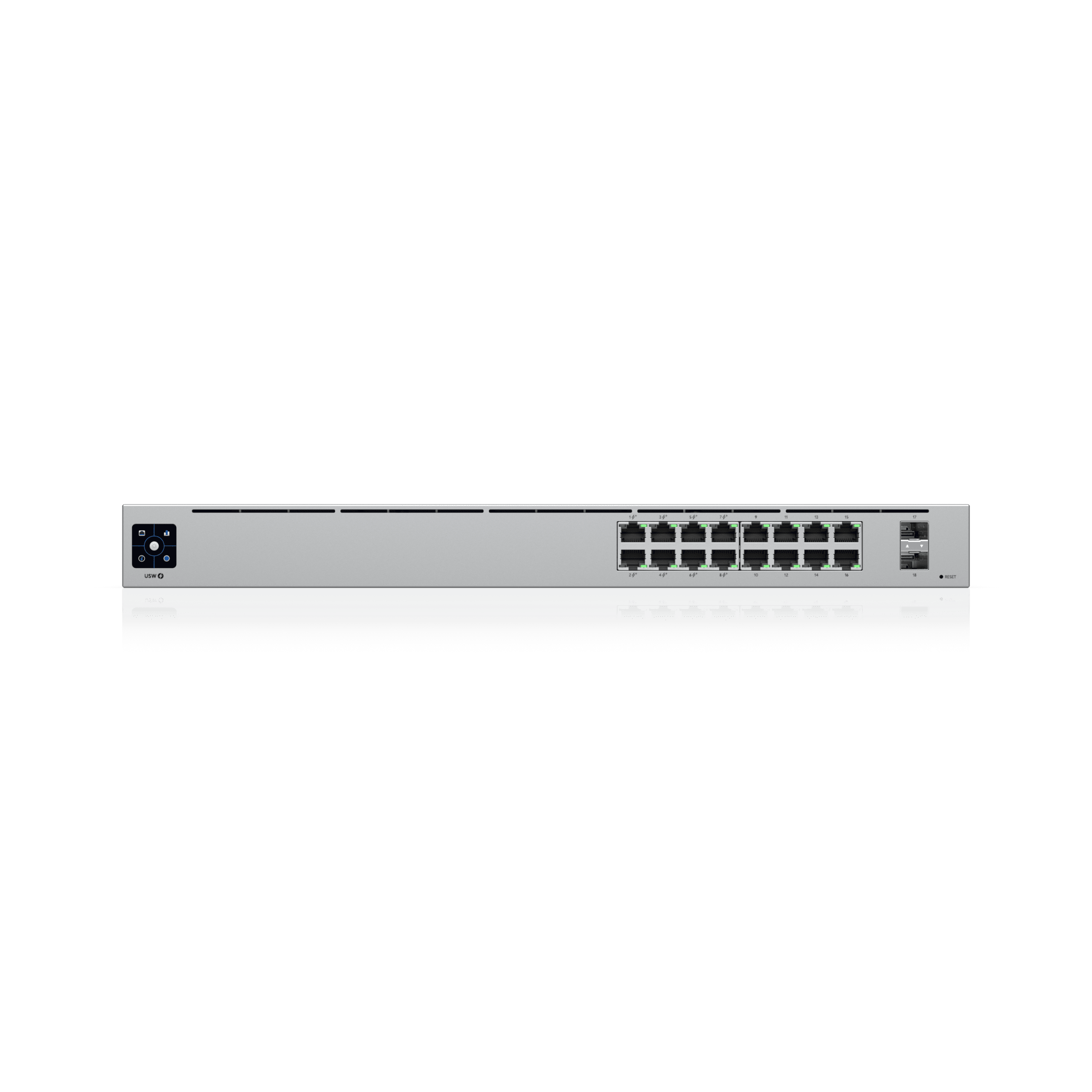Ubiquiti UniFi Switch 16 Port Gigabit 8PoE 42W 2SFP | USW-16-POE