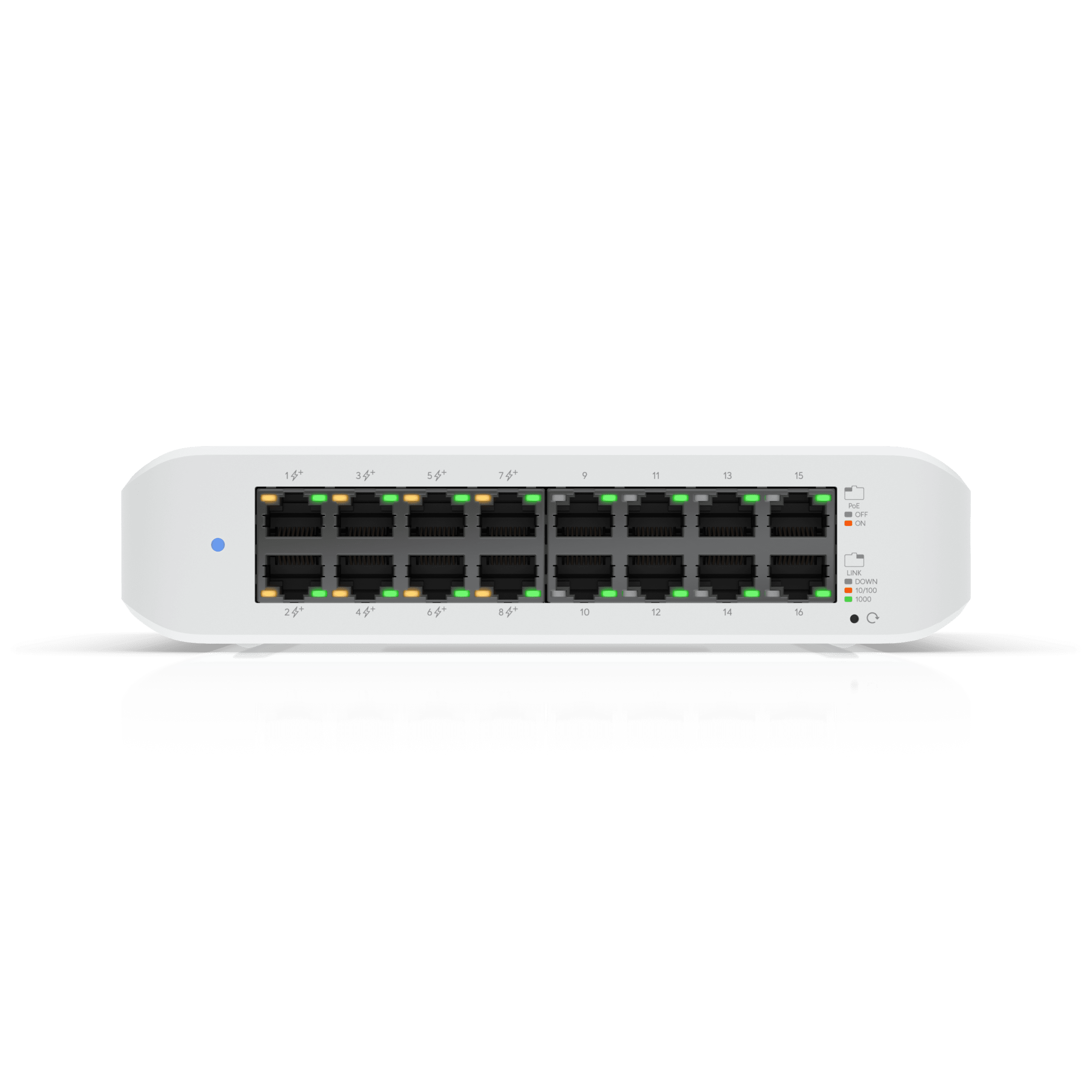 Ubiquiti UniFi Switch Lite 16 Port Gigabit 8PoE 45W | USW-Lite-16-POE