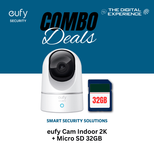 eufy Cam Indoor 2K + Micro SD 32GB Bundle