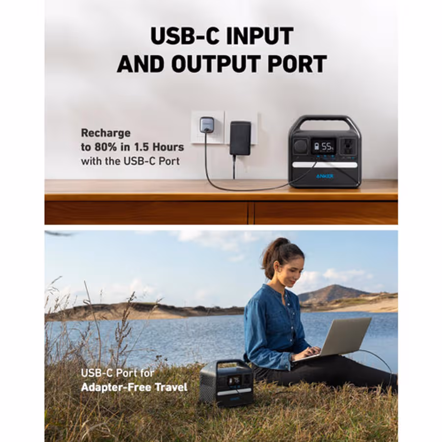 anker powerhouse 521 / solar panel 100w bundle - Image 3
